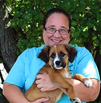 Veterinary Technician Marie Moss, RVT